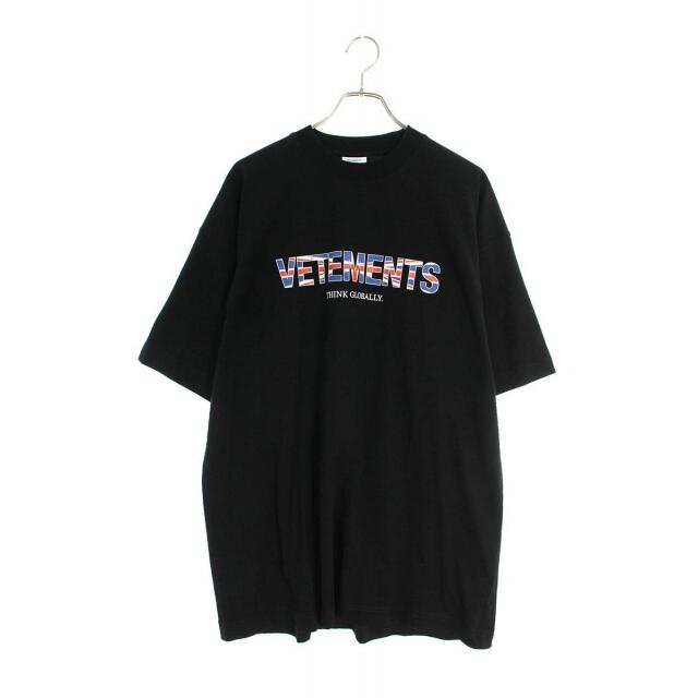 ヴェトモン 21AW UA52TR280U イギリスロゴTシャツ S Tシャツ+カットソー(半袖+袖なし)