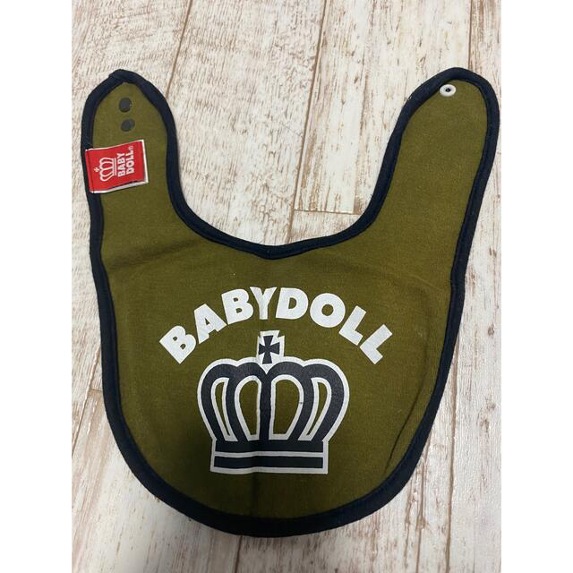 BABYDOLL(ベビードール)のBABYDOLL スタイ ２点セット キッズ/ベビー/マタニティのこども用ファッション小物(ベビースタイ/よだれかけ)の商品写真