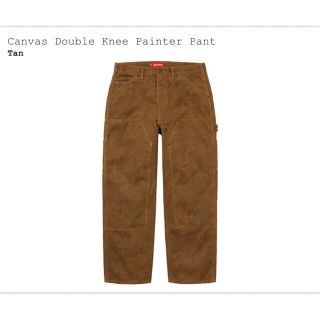 シュプリーム(Supreme)のSupreme Canvas Double Knee Brown 32サイズ(ペインターパンツ)