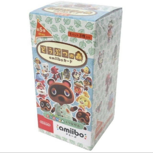 どうぶつの森amiiboカード 第5弾 (1BOX 25パック入り)