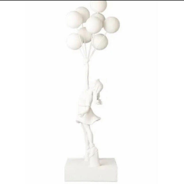 FLYING BALLOONS GIRL GESSO ver BANKSY エンタメ/ホビーの美術品/アンティーク(彫刻/オブジェ)の商品写真