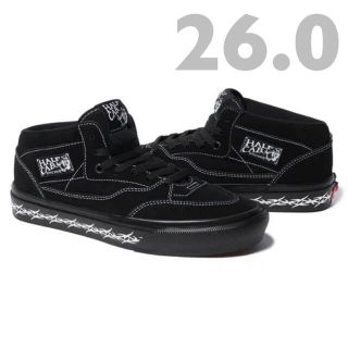 シュプリーム(Supreme)のSupreme × Vans / Half Cab / 26.0 / Black(スニーカー)