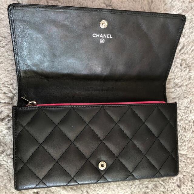 CHANEL(シャネル)のシャネル　カンボンライン　長財布 レディースのファッション小物(財布)の商品写真