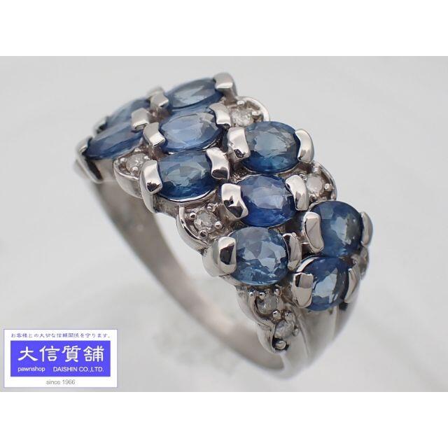 スリランカ産 非加熱 ブルーサファイア1.77ct 計1.147ct ダイヤモンド