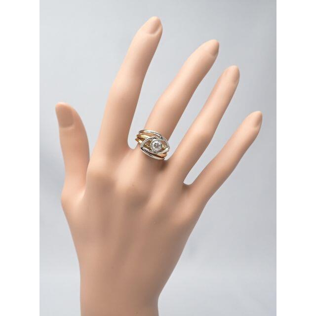 K18+Pt900 ダイヤリング 0.31 10号 7.5g | hartwellspremium.com