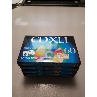 マクセル(maxell)のmaxell カセットテープ CD・XL1 60　４個(その他)