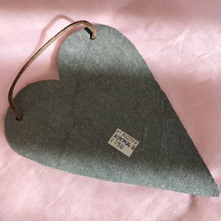 ハンドメイド　石　ハート(各種パーツ)