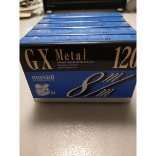 マクセル(maxell)のmaxell ８ｍｍビデオカセットテープ ＧＸMetal 120　５個(その他)