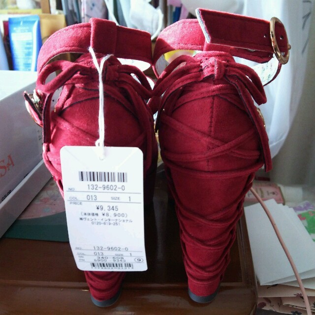 LIZ LISA(リズリサ)の新品未使用 編上げリボンパンプス レディースの靴/シューズ(ハイヒール/パンプス)の商品写真