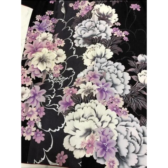 特価価格❣️【カサブランカ 吉祥花⭐️銀通し振袖】蘇州刺繍 染め分け