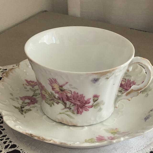 ビンテージ リモージュ アンティーク ふた付き 小物入れ 陶器 ティーカップ 祝開店!大放出セール開催中