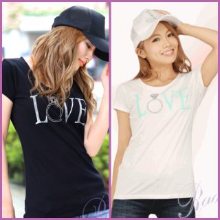 レディー(Rady)の♡Rady♡LOVE♡Tシャツ♡ホワイト♡美品♡(Tシャツ(半袖/袖なし))