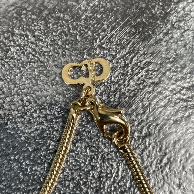 Christian Dior(クリスチャンディオール)の●美品●クリスチャンディオール　ペンダント　ネックレス　ゴールド　カナージュ レディースのアクセサリー(ネックレス)の商品写真
