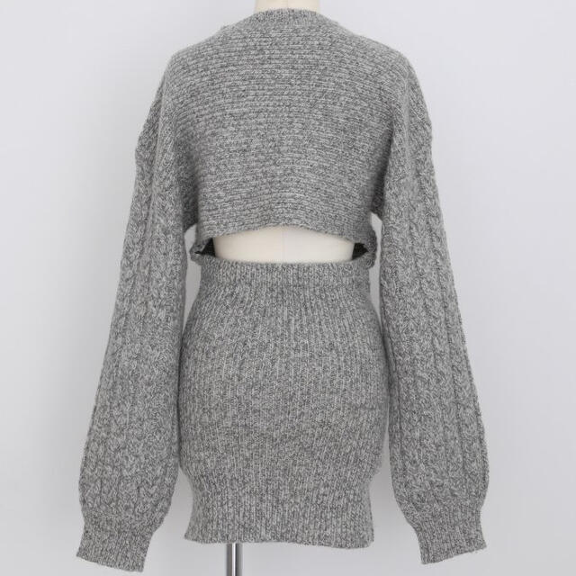 人気在庫 Rosary moon - ロザリームーン Melange Knit Tunic ニット