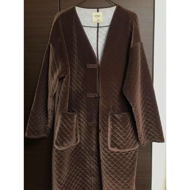 Kastane(カスタネ)のlawgy  original V quilting coat レディースのジャケット/アウター(ロングコート)の商品写真