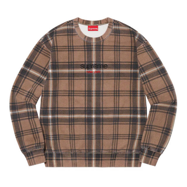 Supreme(シュプリーム)のSupreme Plaid Crewneck シュプリーム スウェット メンズのトップス(スウェット)の商品写真