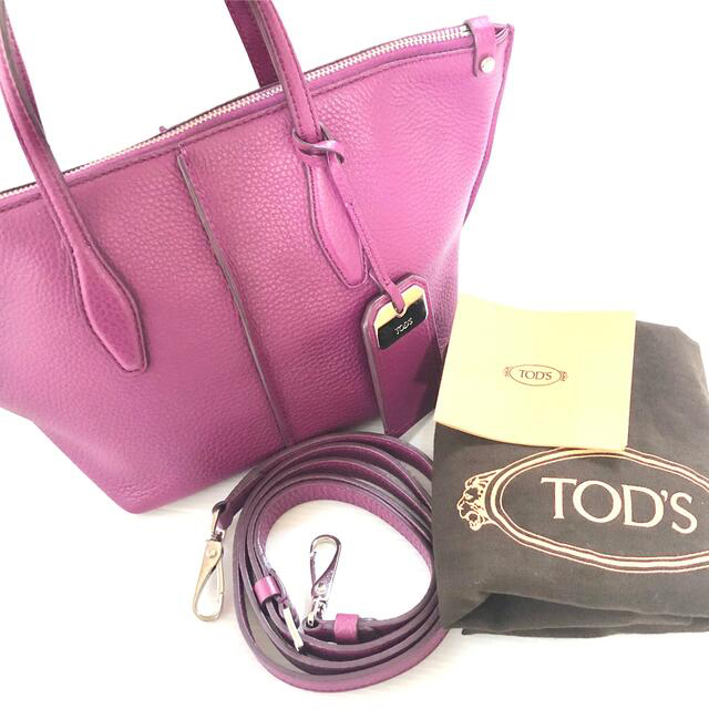 TOD'S(トッズ)のTOD‘S JOY BAG MINI 2way　パープル　2way レディースのバッグ(ショルダーバッグ)の商品写真