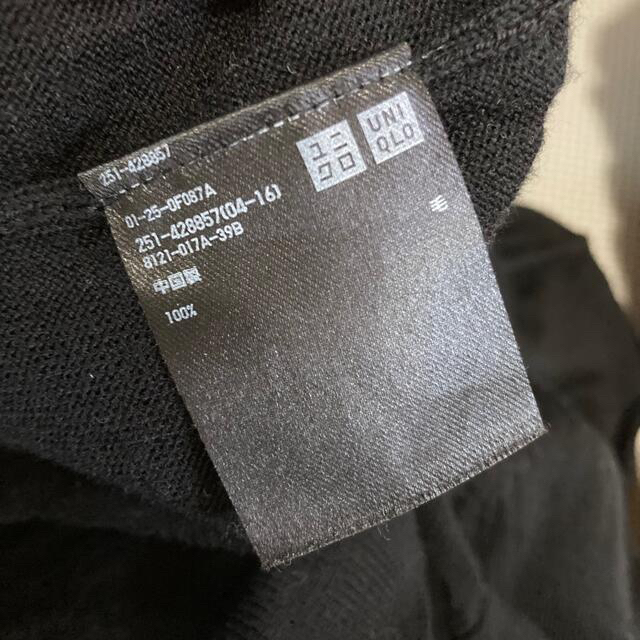 UNIQLO(ユニクロ)のユニクロ🖤エクストラファインメリノタートル🖤白黒 レディースのトップス(ニット/セーター)の商品写真