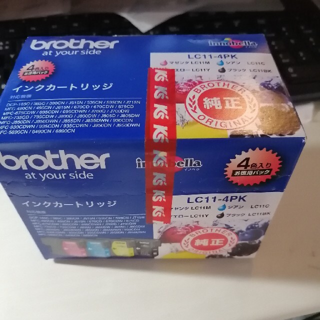 brother(ブラザー)の箱入り期限内　BROTHER ブラザー純正 LC11 4PK相当　4本 スマホ/家電/カメラのPC/タブレット(PC周辺機器)の商品写真