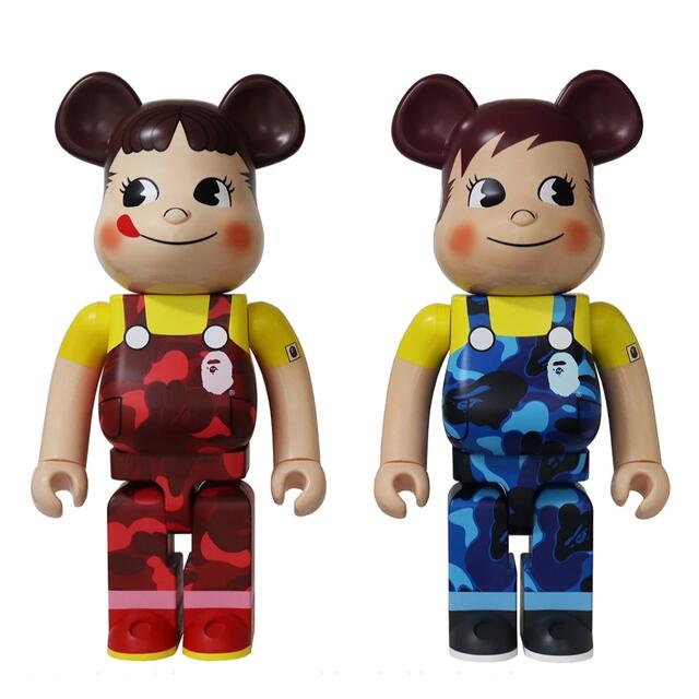 MEDICOM TOY(メディコムトイ)のBAPE  PECO & POKO BE@RBRICK 1000%  エンタメ/ホビーのフィギュア(その他)の商品写真