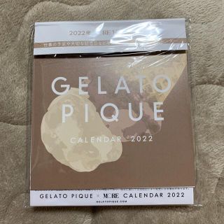 ジェラートピケ(gelato pique)のジェラートピケ 2022年　卓上カレンダー(カレンダー/スケジュール)