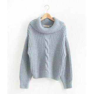 マジェスティックレゴン(MAJESTIC LEGON)のMAJESTIC LEGON☆新品♪ふんわり厚手＊ざっくり編みオフタートルニット(ニット/セーター)