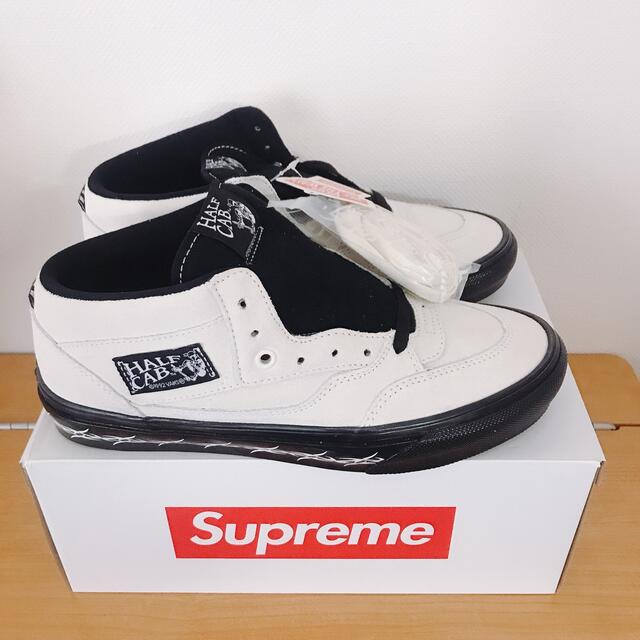 Supreme × Vans Half Cab "White"