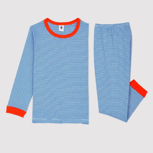 PETIT BATEAU(プチバトー)のプチバトー　新品タグ付き　長袖　パジャマ　10ans/140cm キッズ/ベビー/マタニティのキッズ服男の子用(90cm~)(パジャマ)の商品写真