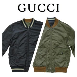 グッチ(Gucci)の〈ブン太様専用〉GUCCI ナイロン リバーシブル ジャケット 48(ナイロンジャケット)