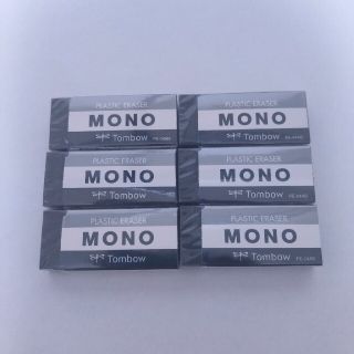 トンボエンピツ(トンボ鉛筆)の消しゴム6個セット★まとめ買いで更にお得！★MONOブラック★トンボ（２）(消しゴム/修正テープ)