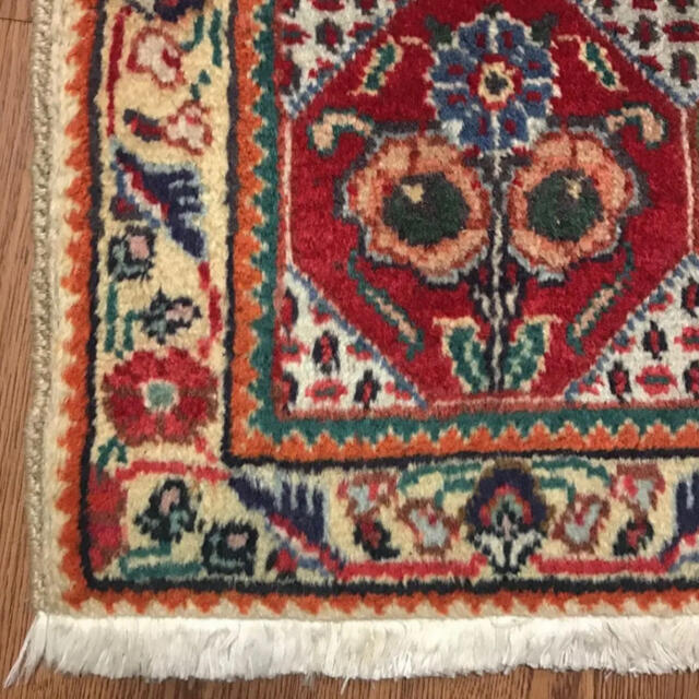 RAGU001 トライバルラグ ペルシャ絨毯 130cm×84cm ヴィンテージ