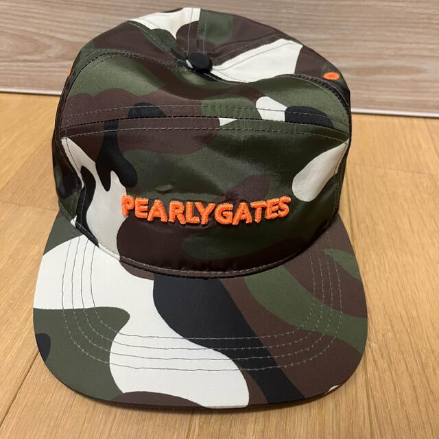 PEARLY GATES(パーリーゲイツ)のパーリーゲイツカモフラボアキャップ メンズの帽子(キャップ)の商品写真