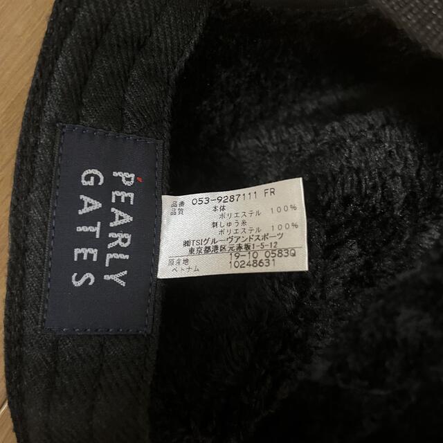 PEARLY GATES(パーリーゲイツ)のパーリーゲイツカモフラボアキャップ メンズの帽子(キャップ)の商品写真