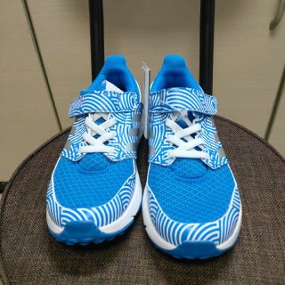 アディダス(adidas)のアディダス adidas キッズ スニーカー 靴 19cm ブルー 男の子(スニーカー)