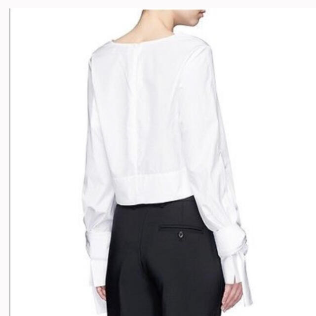 Jil Sander(ジルサンダー)の3.1 PHILLIP LIM フィリップリムのモードな白のブラウス レディースのトップス(シャツ/ブラウス(長袖/七分))の商品写真