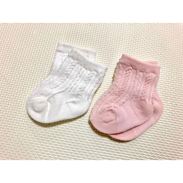 西松屋(ニシマツヤ)の新生児　靴下 キッズ/ベビー/マタニティのこども用ファッション小物(靴下/タイツ)の商品写真