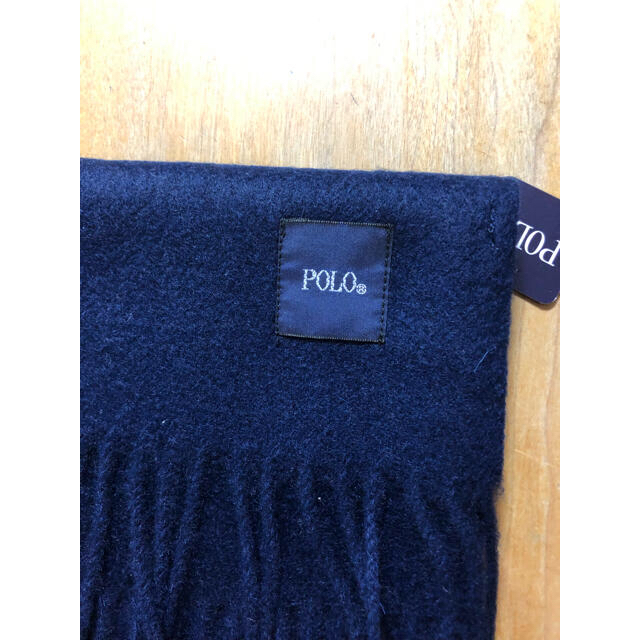 POLO RALPH LAUREN(ポロラルフローレン)の値下げ中‼️POLO ネイビーマフラー メンズのファッション小物(マフラー)の商品写真