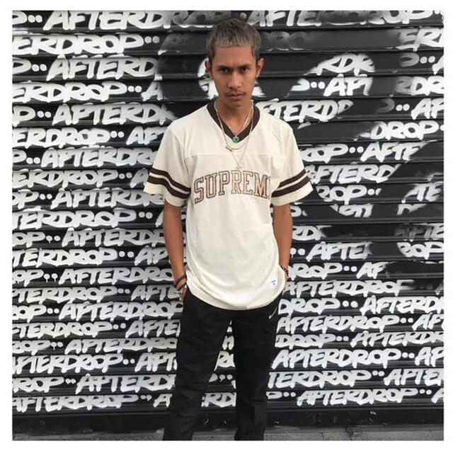 Supreme Glitter Arc Football Top Tシャツ L