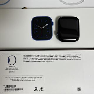 アップルウォッチ(Apple Watch)のApple Watch series6 44mm GPSモデル　(腕時計(デジタル))