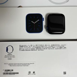 アップルウォッチ(Apple Watch)のApple Watch series6 44mm GPSモデル　(腕時計(デジタル))