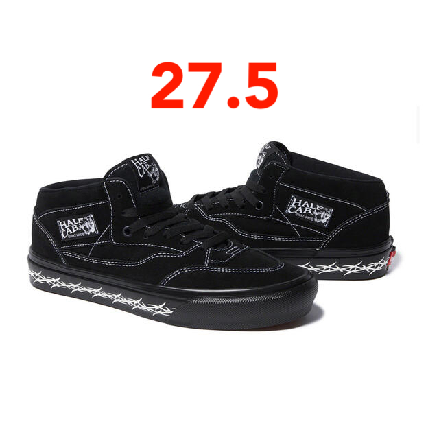 Supreme(シュプリーム)のSupreme Vans Half Cab Black 27.5cm メンズの靴/シューズ(スニーカー)の商品写真