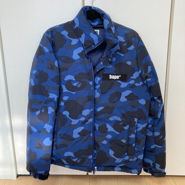 100％品質保証 a bathing ape BAPE カモ ダウン ジャケット -ダウン