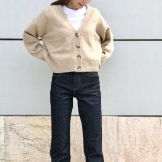 UNIQLO - 最終値下げ!UNIQLO スフレヤーンVネックショート UNIQLO - 最終値下げ!UNIQLO スフレヤーンVネックショート