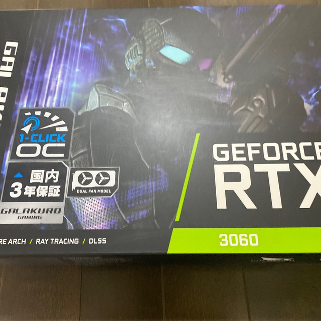 玄人志向 GeForce RTX3060 新品スマホ/家電/カメラ