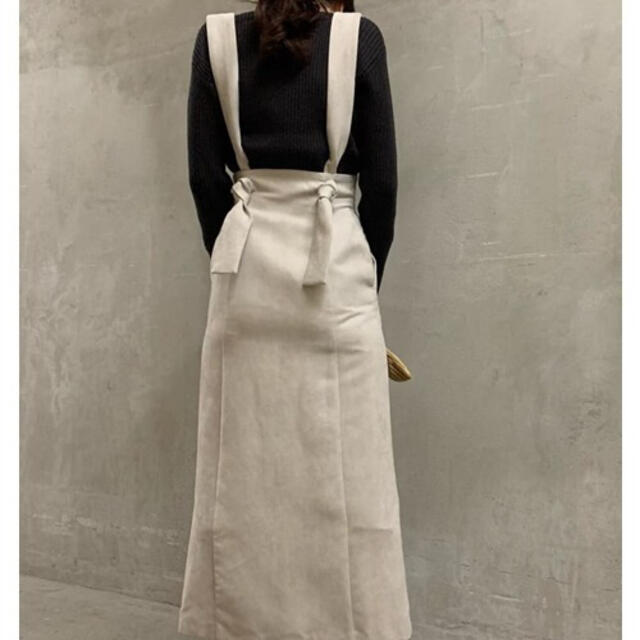 【新品・タグ付】Mila Owen フロントベンツハイウエストジャンパースカート