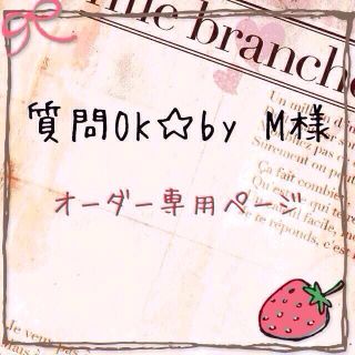 ♡質問OK☆byM様専用ページ♡(その他)