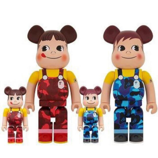 BE＠RBRICK BAPE(R)ペコちゃんポコちゃん100％ & 400％