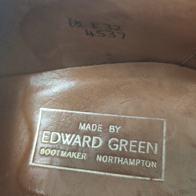 EDWARD GREEN(エドワードグリーン)の超希少 旧工場製 ドーバー UK6.5E  エドワードグリーン DOVER メンズの靴/シューズ(ドレス/ビジネス)の商品写真