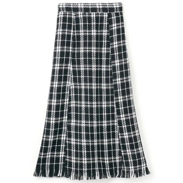 しまむら(シマムラ)の新品 しまむら 星玲奈 コラボ マーメイドスカート ツイードロングスカート  レディースのスカート(ロングスカート)の商品写真