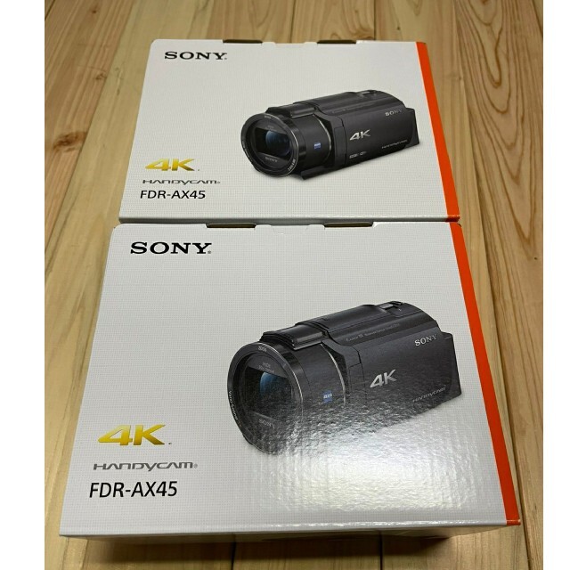 SONY(ソニー)の[新品送料無料] 2台　ソニー Handycam FDR-AX45 スマホ/家電/カメラのカメラ(ビデオカメラ)の商品写真